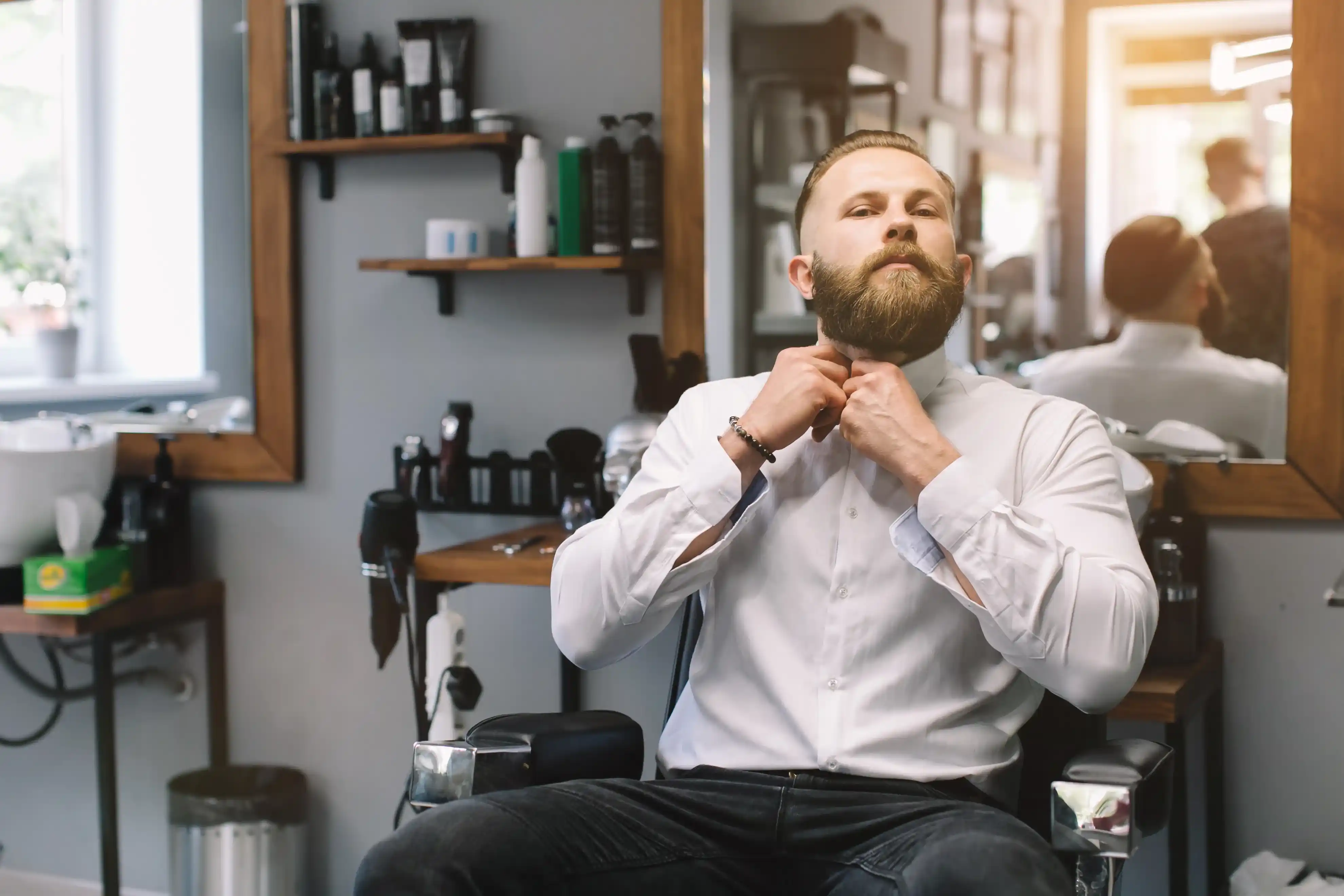 Brightwoo Barbershop Interior